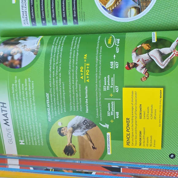 National Geographic Kids Baseball Book - It's A Numbers Game! Baseball - Picture 10 of 11